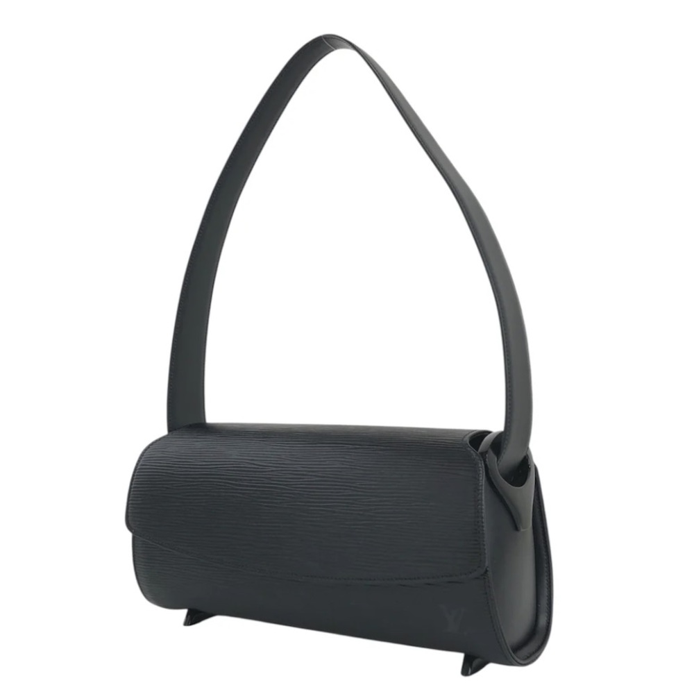 LOUIS VUITTON EPI Black Shoulder Bag - Vintage and Authentic - Picture 5 of 7